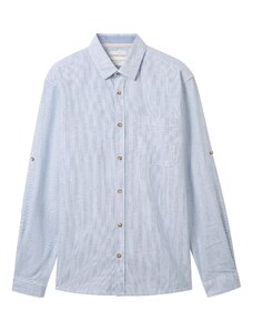 TOM TAILOR Marškiniai mėlyna / balta