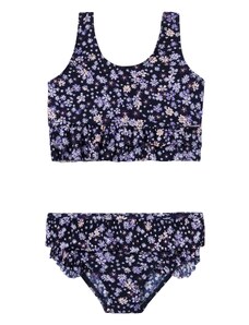 NAME IT Bikinis 'ZUNA' gelsvai pilka spalva / tamsiai mėlyna / orchidėjų spalva / tamsiai violetinė