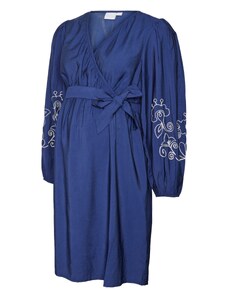 MAMALICIOUS Suknelė 'Nanaz Tess' tamsiai mėlyna / natūrali balta