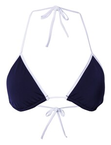 Tommy Hilfiger Underwear Bikinio viršutinė dalis tamsiai mėlyna jūros spalva / balta