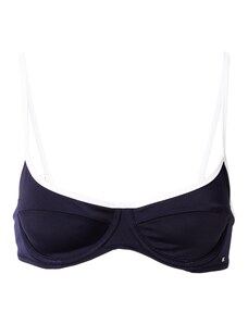 Tommy Hilfiger Underwear Bikinio viršutinė dalis tamsiai mėlyna / balta