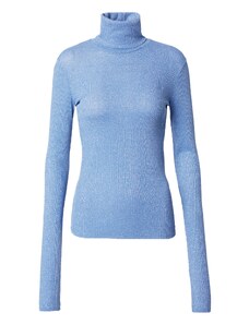 MAX&Co. Marškinėliai 'BAGNANTE' azuro spalva / sidabrinė