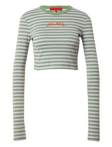 MAX&Co. Marškinėliai 'SHIRLEY' žalia / pastelinė violetinė / oranžinė