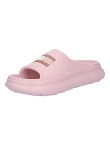 TOMMY HILFIGER Sandalai / maudymosi batai ryškiai rožinė spalva / šviesiai rožinė / balta