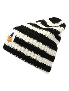 MAX&Co. Megzta kepurė 'CHESTER' oranžinė / juoda / balta / natūrali balta