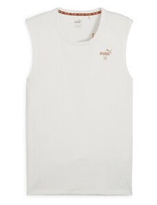 PUMA Sportiniai marškinėliai 'First Mile' ruda (konjako) / šviesiai pilka