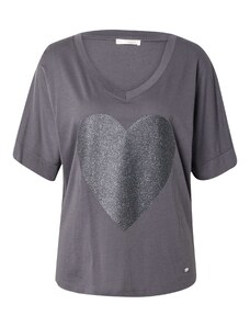 Key Largo Marškinėliai 'WT BAM' tamsiai pilka / sidabrinė