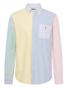 Polo Ralph Lauren Marškiniai šviesiai mėlyna / geltona / šviesiai žalia / rožių spalva