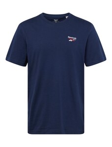 Reebok Sportiniai marškinėliai 'IDENTITY' tamsiai mėlyna jūros spalva / raudona / balta