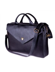 Gamintojas nenurodytas Natūralios odos moteriškas nešiojamojo kompiuterio krepšys FL15 Positano black