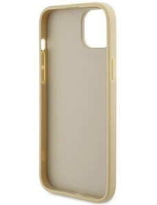 Gamintojas nenurodytas Guess Strass metalinis dėklas su iPhone 15 Plus logotipu - auksinis