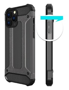 Gamintojas nenurodytas Hybrid Armor dėklas iPhone 13 Pro Max juodas tvirtas dangtelis