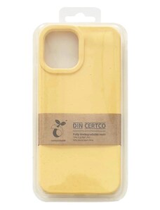 Gamintojas nenurodytas Eco Case dėklas iPhone 11 Pro silikoninis telefono dangtelis Telefono dangtelis geltonas