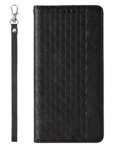 Gamintojas nenurodytas Magnetinio dirželio dėklas, skirtas Samsung Galaxy S23 Flip Wallet Mini Lanyard Stand juodas
