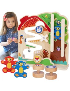 Gamintojas nenurodytas Montessori labirinto medinė manipuliavimo lenta ()