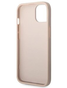 Gamintojas nenurodytas Guess GUHCP14MG4GFPI iPhone 14 Plus 6,7 rožinis kietasis dėklas 4G Metal Gold Logo