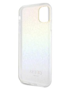 Gamintojas nenurodytas iPhone 11 / Xr - įvairiaspalvis Guess IML Faceted Mirror Disco Iridescent dėklas