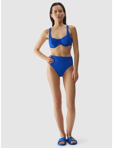 4F Moteriško maudymosi kostiumėlio bikini apačia - kobalto spalvos