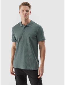 4F Vyriški polo marškinėliai - khaki spalvos spalvos