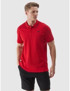 4F Vyriški polo marškinėliai - raudoni
