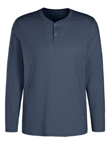 H.I.S Marškinėliai tamsiai mėlyna / rusvai žalia