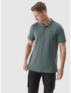 4F Vyriški polo marškinėliai - khaki spalvos spalvos