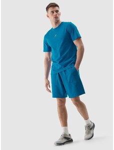 4F Vyriški sportiniai šortai - kobalto spalvos