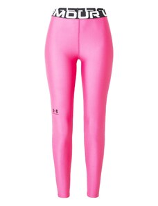 UNDER ARMOUR Sportinės kelnės 'Authentics' šviesiai rožinė / juoda / balta