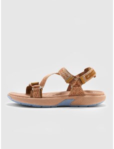 4F Moteriški PATHWAY sandalai - smėlio spalvos