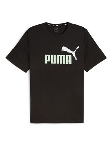 PUMA Sportiniai marškinėliai 'Essentials' mėtų spalva / juoda / balta