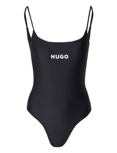 HUGO Maudymosi kostiumėlis 'PURE' juoda / balta