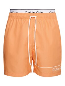 Calvin Klein Swimwear Maudymosi trumpikės šviesiai oranžinė / juoda / balta