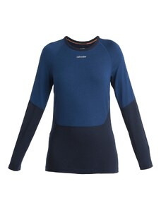 ICEBREAKER Sportiniai marškinėliai mėlyna / tamsiai mėlyna jūros spalva / balta