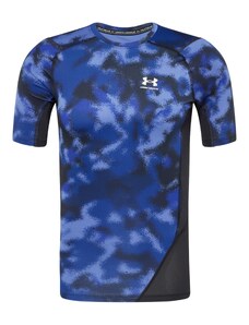 UNDER ARMOUR Sportiniai marškinėliai mėlyna / tamsiai mėlyna / juoda / balta