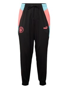 PUMA Sportinės kelnės 'MCFC' šviesiai mėlyna / rožinė / juoda