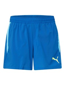 PUMA Sportinės kelnės 'Individual TeamGOAL' sodri mėlyna („karališka“) / šviesiai mėlyna / geltona