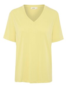 SOAKED IN LUXURY Marškinėliai 'Columbine' žaliosios citrinos spalva