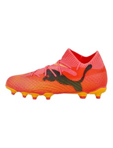 PUMA Sportiniai batai 'Future 7 Pro' šviesiai geltona / koralų splava / šviesiai rožinė / juoda