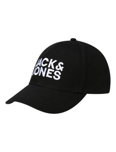 JACK & JONES Kepurė 'GALL' juoda / balta