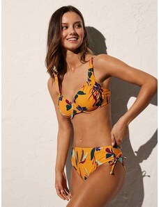Ysabel Mora liekninantis bikini maudymosi kostiumėlis "Amber Yellow- Multicolor"