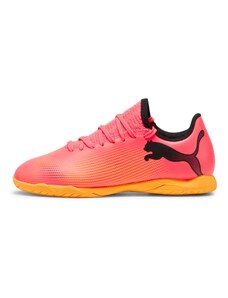PUMA Sportiniai batai 'Future 7' oranžinė / rožinė / juoda