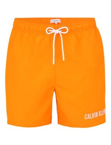 Calvin Klein Swimwear Maudymosi trumpikės tamsiai oranžinė / balta