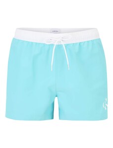 Calvin Klein Swimwear Maudymosi trumpikės vandens spalva / balta