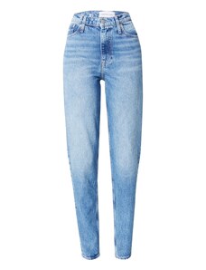 Calvin Klein Jeans Džinsai gelsvai pilka spalva / tamsiai (džinso) mėlyna / balta