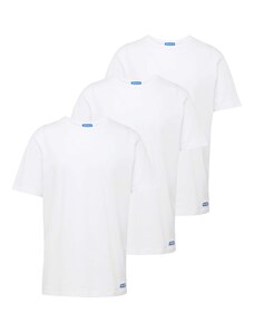 HUGO Marškinėliai 'Naolo' mėlyna / balta
