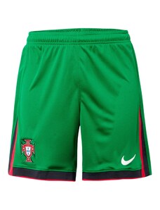 NIKE Sportinės kelnės žolės žalia / raudona / juoda / balta