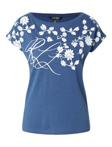 Lauren Ralph Lauren Marškinėliai 'GRIETA' indigo spalva / balta