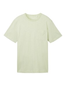 TOM TAILOR Marškinėliai dramblio kaulo / pastelinė žalia