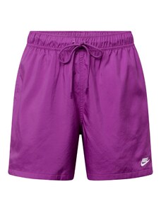 Nike Sportswear Kelnės 'Club' purpurinė / balta