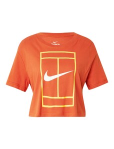 NIKE Sportiniai marškinėliai 'HERITAGE' geltona / oranžinė / balkšva